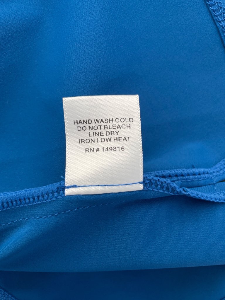 Myellement Boutique Hoodie Tunic Dress Large Long Sleeve Blue Sporty Athleisure — image 7 of 7